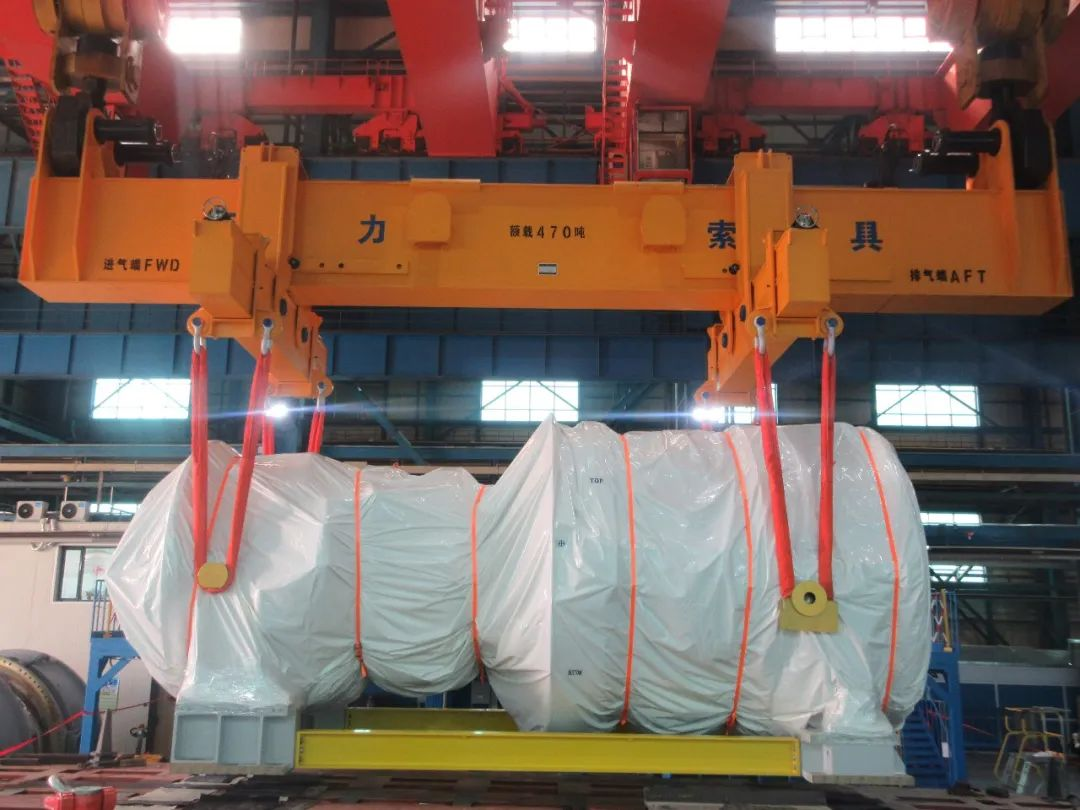 Juli rigging helped the first domestic HA class heavy gas turbine roll off the production line