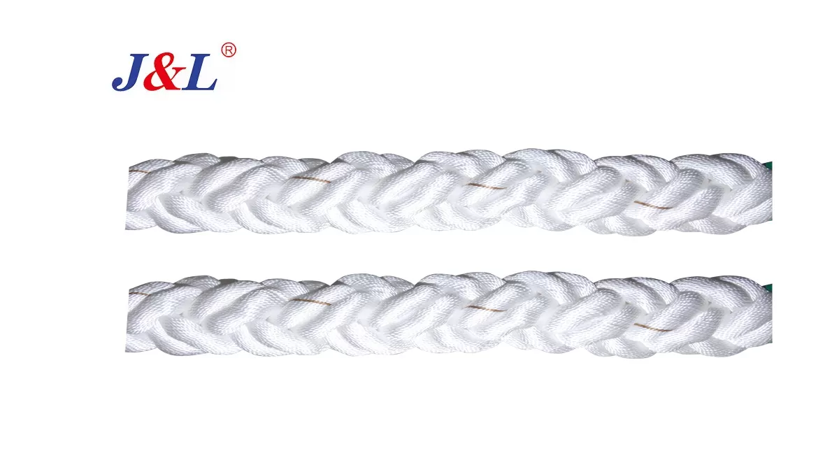 Double Fiber Braided Mooring Rope of Polyester And Polyolefin