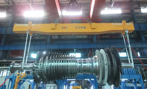 Juli rigging helped the first domestic HA class heavy gas turbine roll off the production line