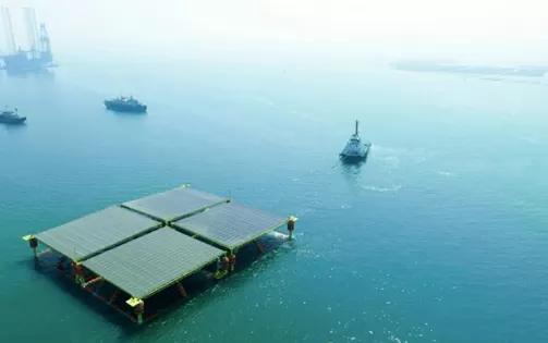 Juli Rigging Helps Build First Semi-Submersible Floating Photovoltaic Power Generation Platform