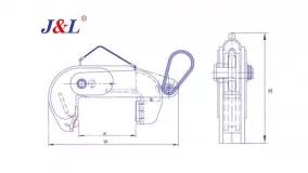 Vertical Steel Coil Lifting Clamp (Endless Wire rope sling type)