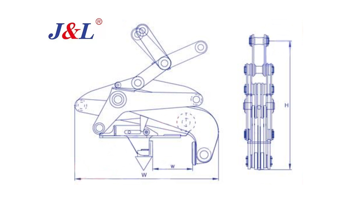 Vertical Steel Coil Lifting Clamp ( Single fixture )