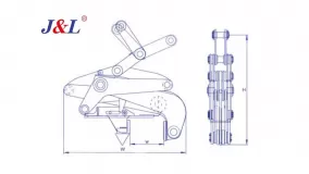 Vertical Steel Coil Lifting Clamp ( Single fixture )