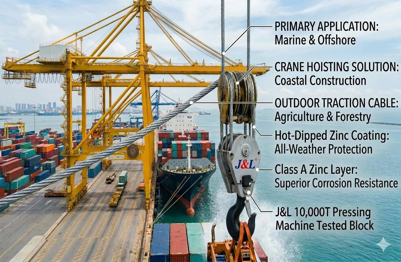 Galvanized Steel Wire Rope Supplier | Anti-Corrosion High-Tensile Cable ...