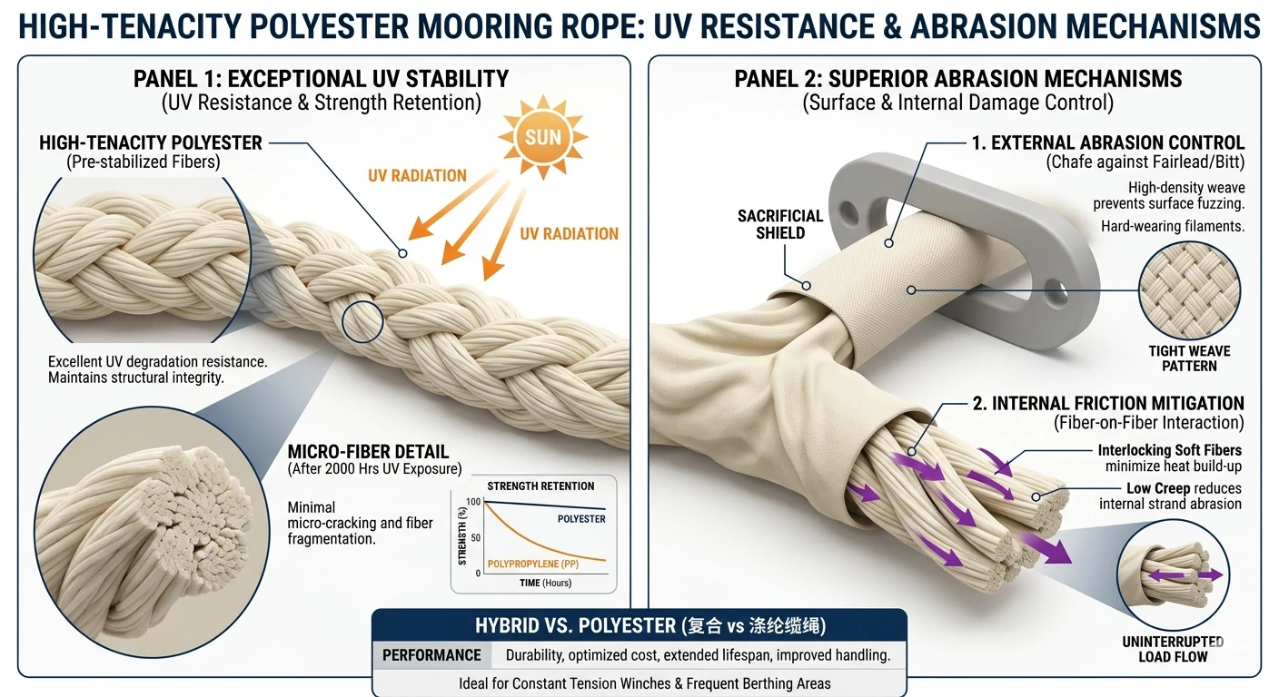 Uv Rope Design Polyester Mooring Rope Supplier | High Abrasion & UV Resistant Marine ...
