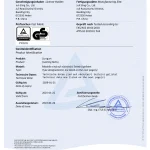 GS Safety Certification for Juli Sling Ratchet Straps