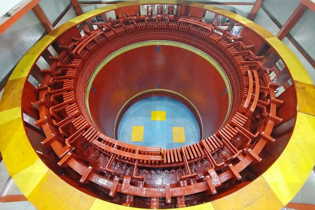 Juli Sling Completes Stator Installation for Unit 2 Pumped Storage Station