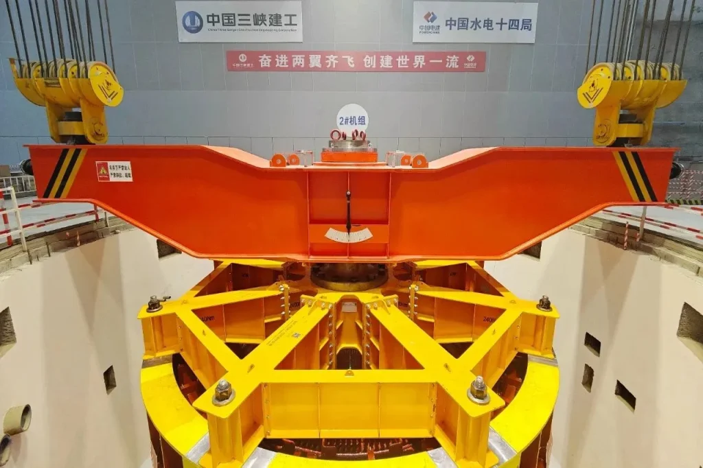 Juli Sling Completes Stator Installation for Unit 2 Pumped Storage Station