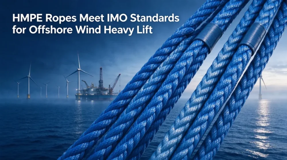 HMPE UHMWPE Ropes for Marine Heavy-Lift Operations HMPE UHMWPE Ropes for Marine Heavy-Lift Operations